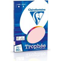 CLAIREFONTAINE POCHETTE COULEURS ASSORTIES PASTEL  A4 80G 100 FEUILLES