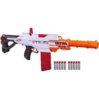 Nerf Ultra, Blaster motorise Strike, Chargeur, 10 flechettes AccuStrike, Compatible Uniquement avec flechettes Nerf Ultra