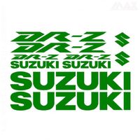 10 sticker DRZ – VERT BOUTEILLE – sticker SUZUKI DRZ - SUZ432