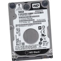 Disque Dur 500Go SATA 2.5" WD Black WD5000LPLX-60ZNTT1 HP 792086-002 02.01A02