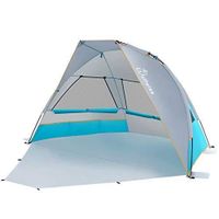 WolfWise Tente Abris De Plage Léger Pliable Pour 2 3 Personnes Avec UPF 50+ Tente Pour Protection Solaire