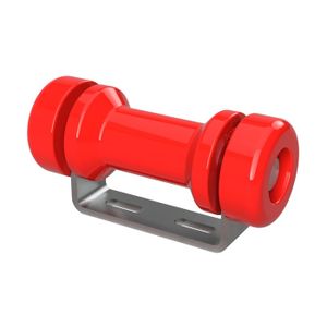 AB Tools Rouleau Simple Pour Remorque Bateau/Jet-Ski - Alésage 16mm, Caoutchouc Robuste, Dimensions 102x56mm