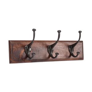 1pièce De Porte-manteau En Fer Forgé, Étagère * Porte-sacs, Support De Porte, Porte-vêtements, Porte-manteau, Porte-sacs De Montage Simple À