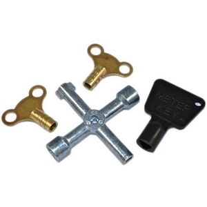 Kit de clés pour purgeurs carré de 4 et de 5 mm Diall