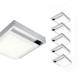 Lot de 6 - Panneau LED 60x60 40W Blanc neutre 4000K IP40 UGR22 - Digilamp -  Luminaires & Eclairage