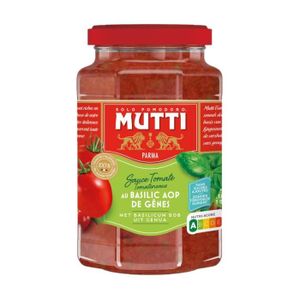 SAUCE PÂTE ET RIZ Mutti - Sauce tomates et basilic - Bocal 400g