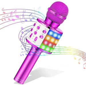 Hayruoy Micro Karaoke,Jouet Fille 3 4 5 6 7 8+ Ans,Micro Enfant pour  Chanter Fille,Micro Karaoke sans Fil Bluetooth,Changeur De Voix avec Microphone  pour en destockage et reconditionné chez DealBurn