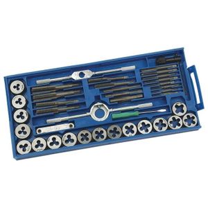 Ensemble de 10 tarauds et filières métriques Silverline MS53