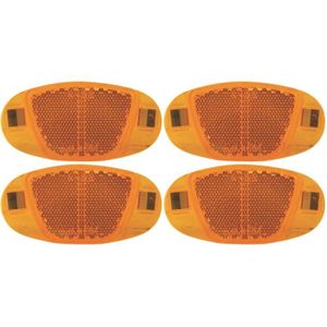 4 Réflecteurs Catadioptres Pour Roues De Vélo - VTT, VTC - Multicolore - Sécurité