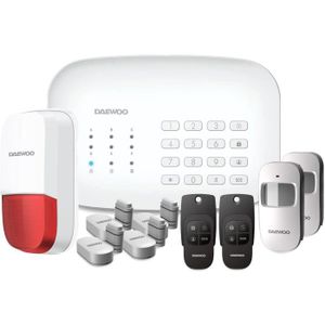daewoo systeme d alarme sa501 wifi gsm cdiscount bricolage