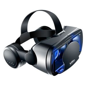 Casque VR Lunettes Réalité Virtuelle Compatible avec Smartphones iPhone ou Android de 5-7 3D VR Lunettes pour Jeux et Films avec télécommande Bluetooth 
