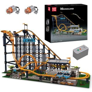 ASSEMBLAGE CONSTRUCTION MOULD KING 11012 Technique Loop Coaster Block set, 3238 jouets de structure de montagnes russes