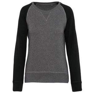 SWEATSHIRT Sweat shirt coton bio - Femme - K492 - gris chiné 