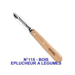 Achat en ligne Eplucheur, Econome OPINEL N°115 naturel