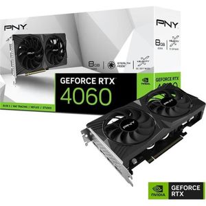 CARTE GRAPHIQUE INTERNE PNY - Carte Graphique - GEFORCE RTX™ 4060 8GB VERT