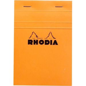 BLOC NOTE RHODIA - Bloc agrafe - Non perforé - 10,5 x 14,8 -