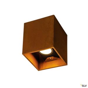 APPLIQUE EXTÉRIEURE Applique extérieure carrée SLV RUSTY© UP/DOWN, rouille, LED, 14W, 3000/4000K, IP65 Rouille