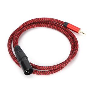 PIÈCE VIDÉOPROJECTEUR Tbest Câble de microphone JORINDO XLR mâle à 3,5 mm (1/8 pouce) câble TRS Jack cordon de son videoprojecteur JD6041-4 mètres