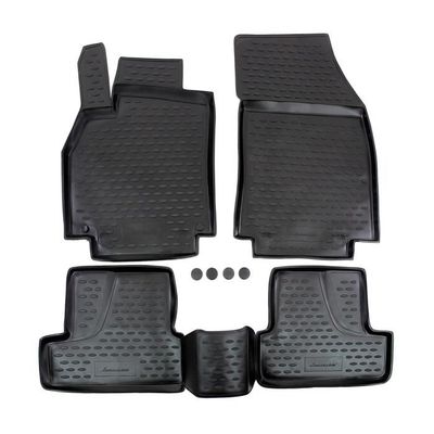 Tapis De Sol Velours Noir Sur Mesure Megane 4 (2016+) - Antidérapant Et Renforcé