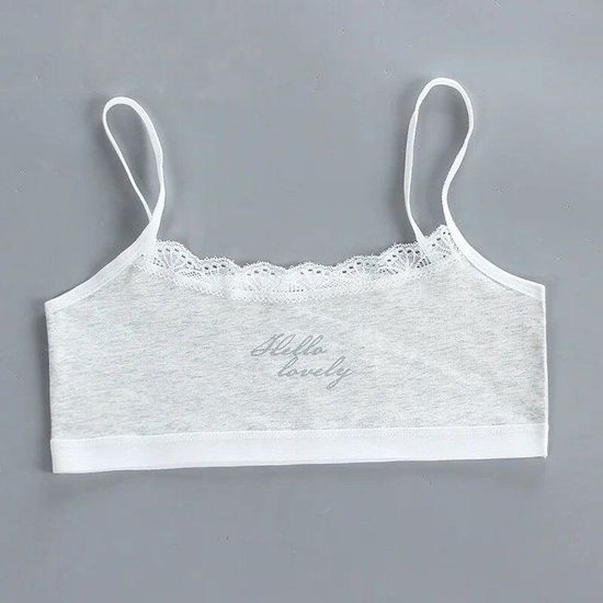 Ensemble de 2 pièces de soutien-gorge en coton pour adolescentes