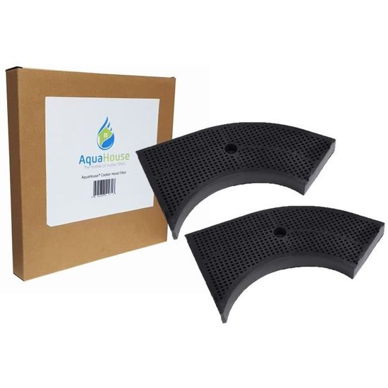 Filtre à Charbon Actif AquaHouse CHF1 - Compatible Hotte Whirlpool AKR441, AKR442, AKR443 - Type 10