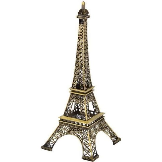 Tour Eiffel Miniature 'Prestige' H 20cm - Cdiscount Maison