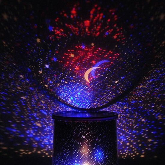 DIY Romantique Fantaisie Etoiles Ciel Nuit Lampe Projecteur Chambre  Décoration - Lumière Bleu - Cdiscount Maison
