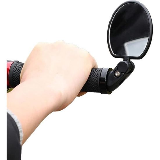 Rétroviseur De Vélo Universel Rotatif 360° - Pour Guidon 17,4-22 Mm - Compatible Vélo électrique, VTT, Trottinette