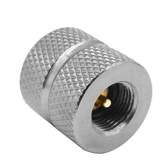 Adaptateur De Recharge De Cartouche De Gaz - En Laiton, 17,6 Mm X 9,7 Mm, Pour Gonfler Accessoires