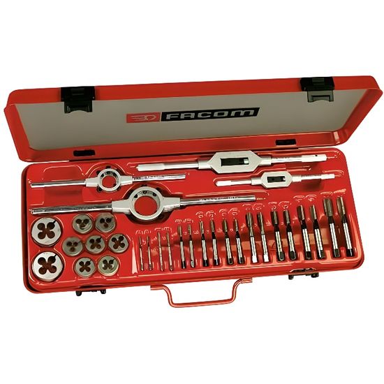 Kit Tarauds Et Filières Facom 221.227 J1 – Coffret Outillage Neuf