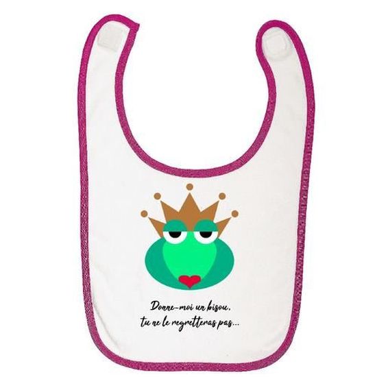 Bavoir Bebe Rose Auto Agripant Bisous De Princesse Cdiscount Puericulture Eveil Bebe