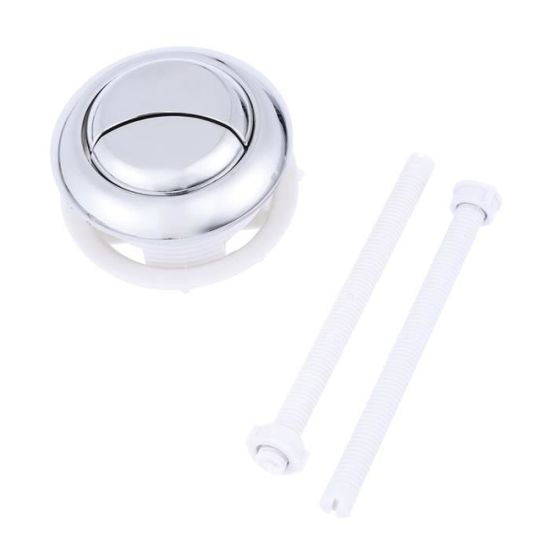 Bouton Poussoir Double Chasse Pour WC - Remplacement Glacier Bay - Fini Chromé