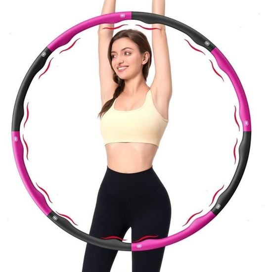 The Spinsterz Cerceau Pour Débutants : Cerceau De Fitness Lesté Pour Adultes Pour Perte De Poids, Anneau D'exercice De Taille Pour Cardio Et Tronc