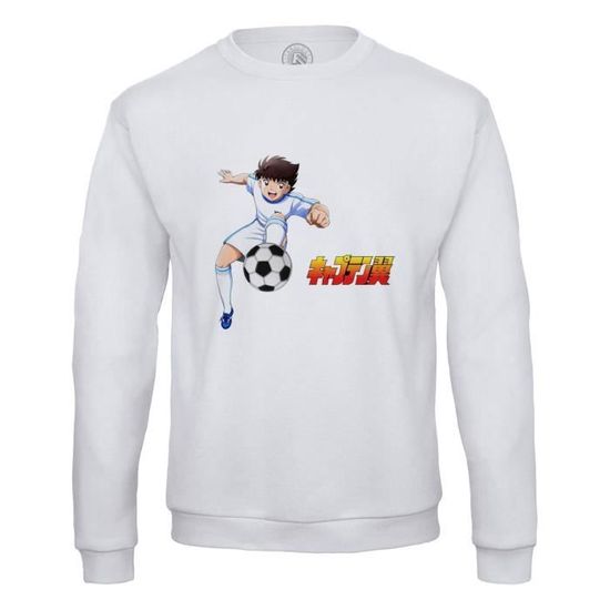 Sweat Shirt Homme Olive et Tom Captain Tsubasa Manga Cartoon