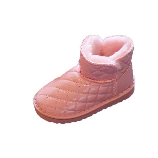 Bottines Chaudes Fourrées Pour Enfant - Garçon Et Fille - Semelle Antidérapante - Pour Automne/hiver
