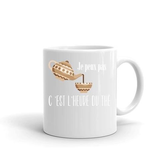 Tazza In Ceramica 'J'peux Pas Blanc' - Umoristica E Originale - Stampata In Francia