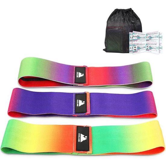 9 Bandes élastiques Pour Chaises D'enfants – Aide à La Concentration, TDAH, Autisme, Entraînement, Yoga, 60 X 5 Cm, Couleurs Variées