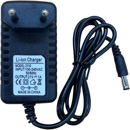 Lelukee Alimentatore Universale 21V 1A 24W Con Spina EU - Driver Di Ricambio Per Router, Altoparlanti, LED, Ventole, Stampanti - 4