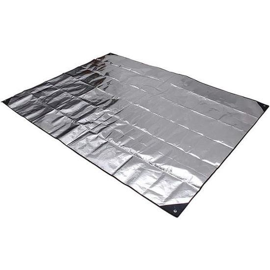 Couverture De Plage Anti-sable Imperméable XXL 210x200 Cm - Tapis Pique-nique, Séchage Rapide, Avec Sac Et Piquets