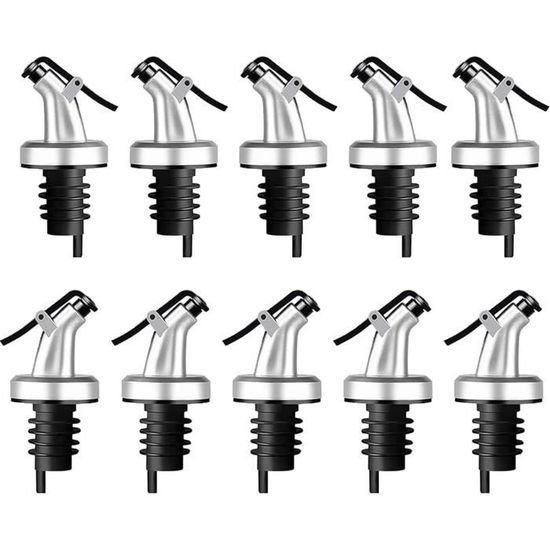 Lot De 5 Bouchons Verseurs D'huile Anti-fuite Pour Bouteilles D'huile