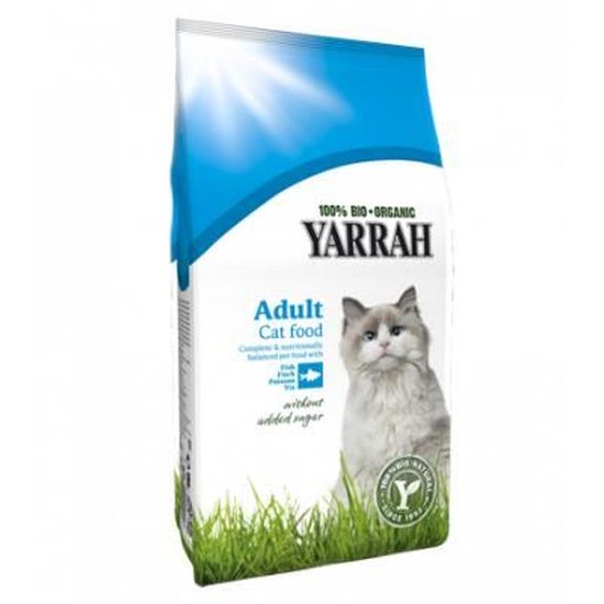 Croquettes Bio Yarrah Riches en Poisson Chat 80… Cdiscount Animalerie