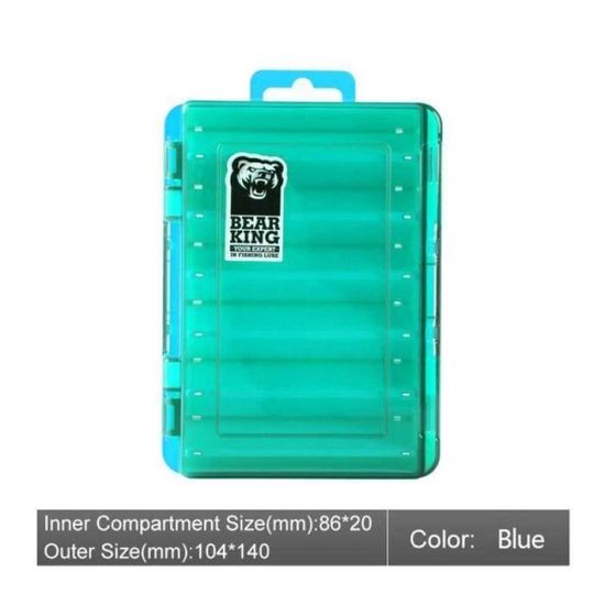 Lot De 3 Boîtes De Rangement étanches Pour Pêche - 1x12 Et 2x9 Compartiments, Avec Dragonne - Pour Leurres Et Petits Accessoires