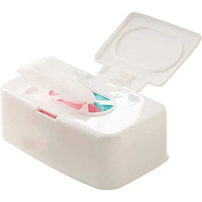 Range Mouchoirs Bureau Boîte à Lingettes Humides Csirnto | Distributeur Blanc | Pour Serviettes, Mouchoirs | Bureau Ou Maison Boîte Lingettes