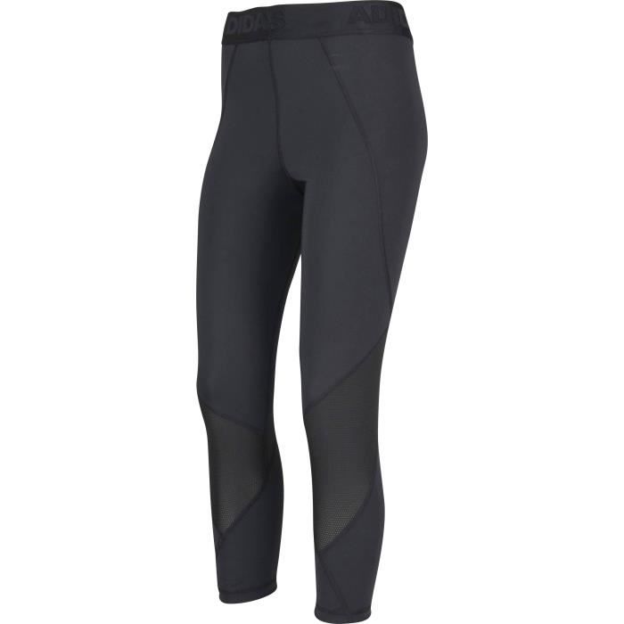 ADIDAS Pantacourt Alphaskin SPR - Femme - Noir