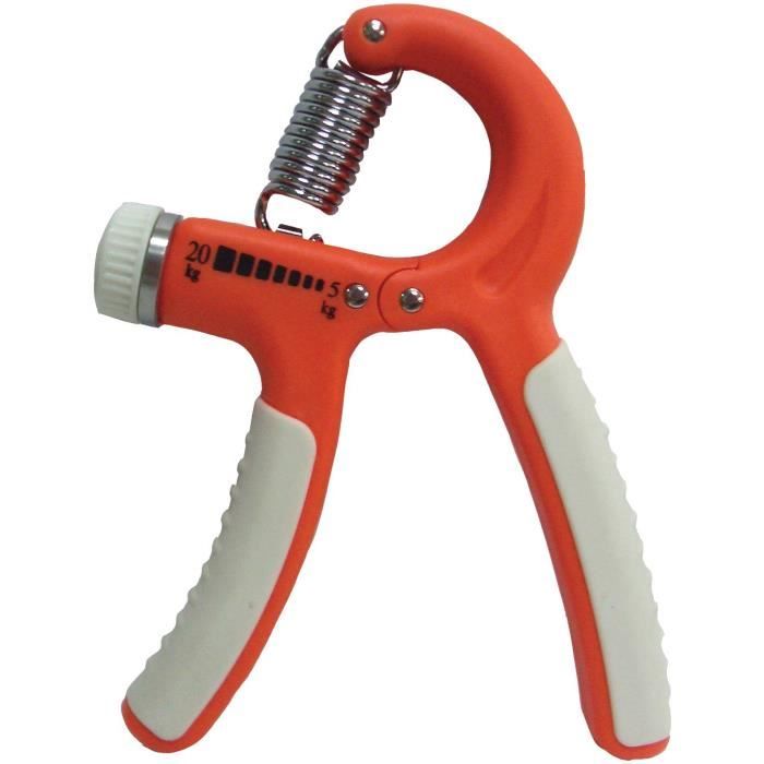 TUNTURI Haltère pour les doigts crispateur ajustable - résistance faible, orange