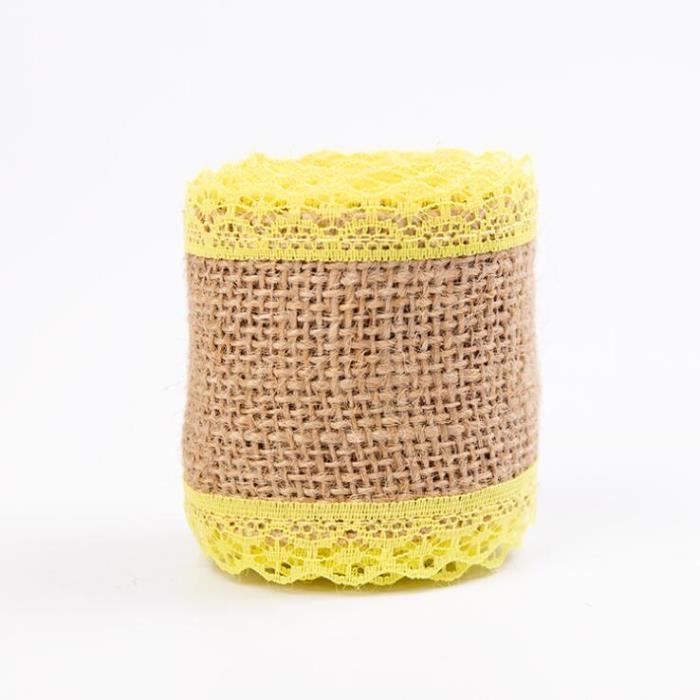 Lot De 5 Rouleaux De Ruban En Jute Naturel – Largeurs 1, 2, 2.5, 3, 3.8 Cm – 10 M Par Rouleau – Pour Emballage Cadeau, Décoration DIY, Mariage, Noël