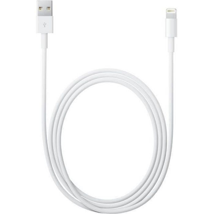 Cable USB chargeur Original Apple Lightning pour Iphone 7 7+ 6 6+ 5 5S 5C - original officiel