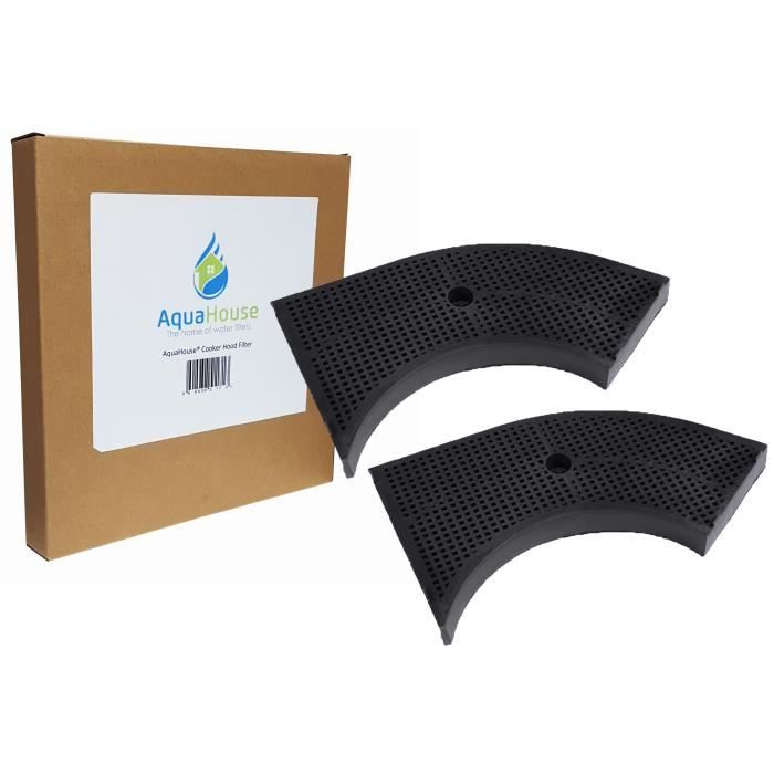 2 AquaHouse Compatible Filtre à charbon pour hotte Whirlpool 481281718533 Wpro AMC859 AKR441 AKR442 AKR443 HOOA00S AKR441WH AKR441IX