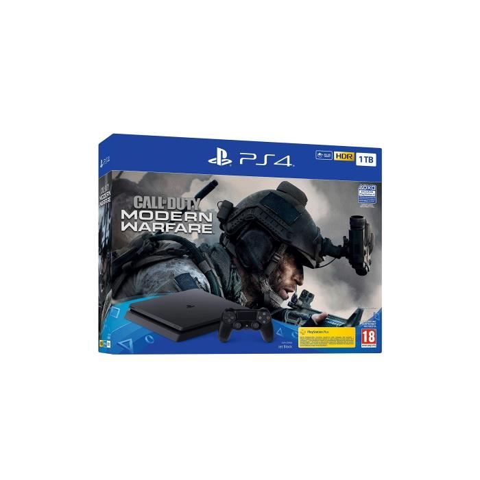 PS4 BLK 1TB+CALL OF DUTY