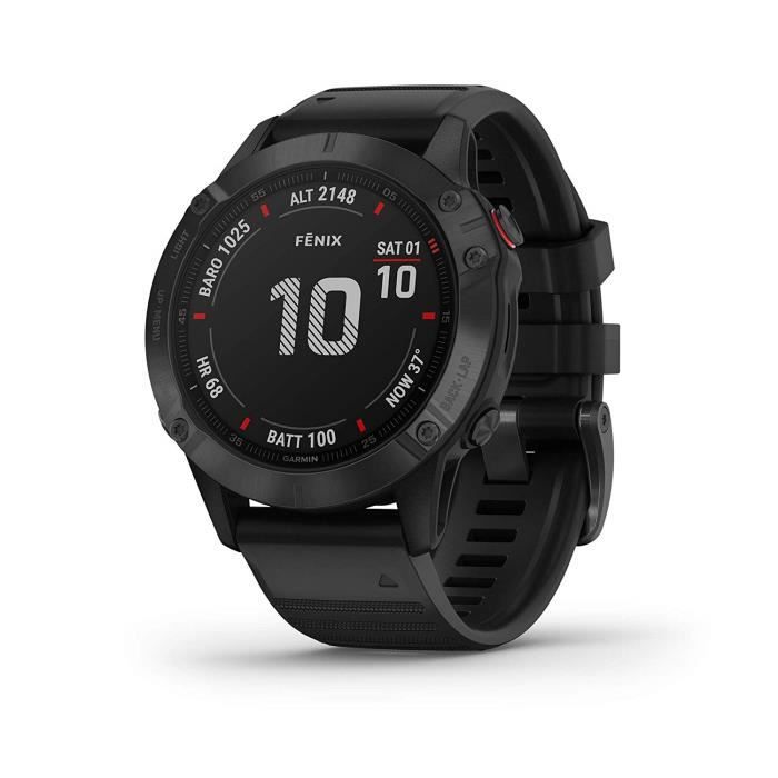 Fenix 6S - Gris carbone saphir